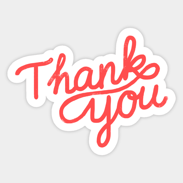 Thank you Sticker by whatafabday